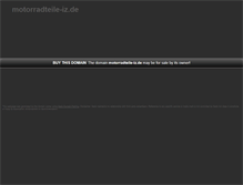 Tablet Screenshot of motorradteile-iz.de